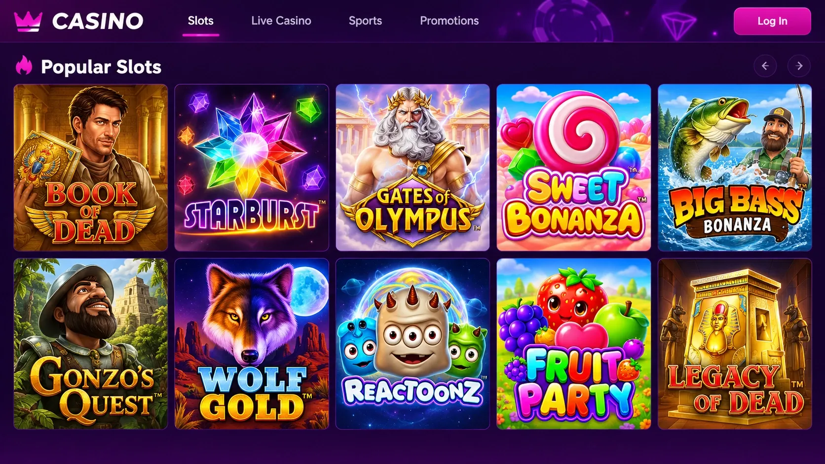 Games collection at JumboSpin casino